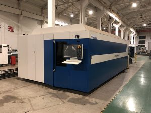 Macchina da taglio laser a fibra CNC ad alta potenza per lavori di taglio laser in officina di taglio laser in acciaio inossidabile