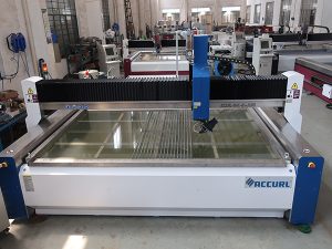 macchina da taglio a getto d'acqua per taglio vetro con certificazione CE TUV ISO9001 applicata applicata standard